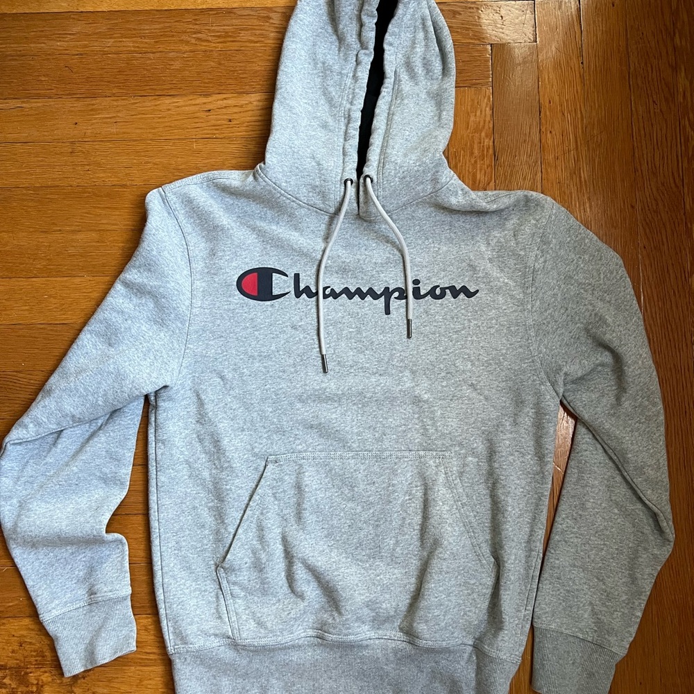 Champion Heather Gray Athletic Hoodie